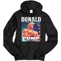 Patriotic Donald Trump Mug Shot Funny July 4th Donald Pump Tie Dye Hoodie