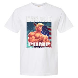 Patriotic Donald Trump Mug Shot Funny July 4th Donald Pump Garment-Dyed Heavyweight T-Shirt