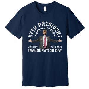 President Donald Trump Inauguration Day 2025 Memorabilia Premium T-Shirt