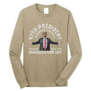 President Donald Trump Inauguration Day 2025 Memorabilia Long Sleeve Shirt