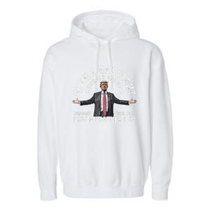 President Donald Trump Inauguration Day 2025 Memorabilia Garment-Dyed Fleece Hoodie