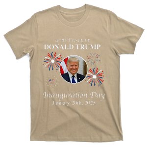 President Donald Trump Inauguration Day 2025 47th Usa Flag T-Shirt