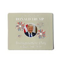 President Donald Trump Inauguration Day 2025 47th Usa Flag Mousepad