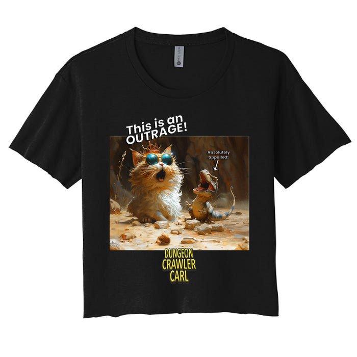 Princess Donut - This Is An Outrage! Women's Crop Top Tee
