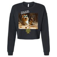 Princess Donut - This Is An Outrage! Cropped Pullover Crew