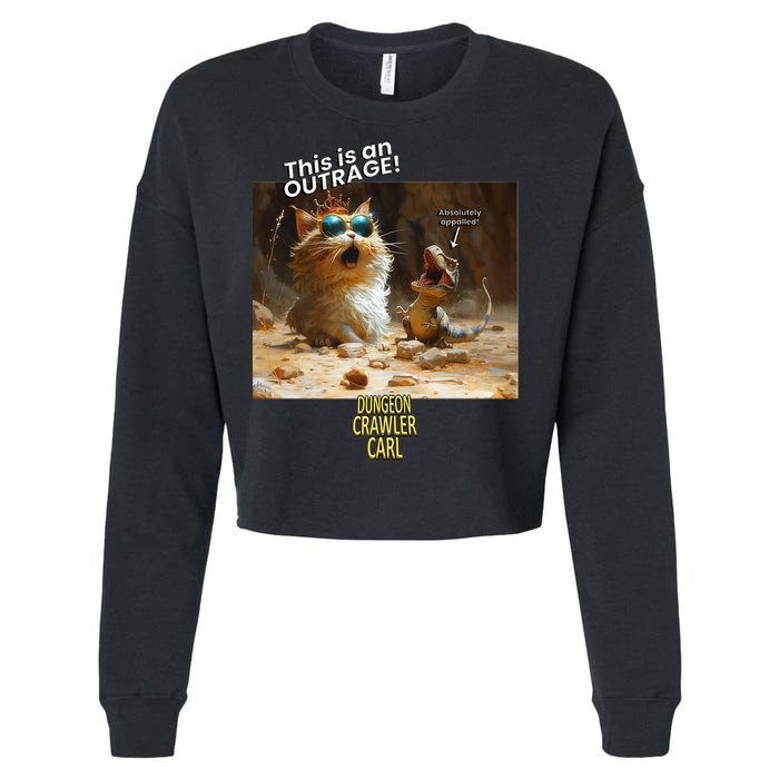 Princess Donut - This Is An Outrage! Cropped Pullover Crew