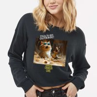 Princess Donut - This Is An Outrage! Cropped Pullover Crew