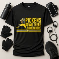 Pickens Down There Somewhere George Pickens Football Lover Cooling Performance Crew T-Shirt