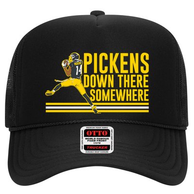 Pickens Down There Somewhere George Pickens Football Lover Trucker Hat