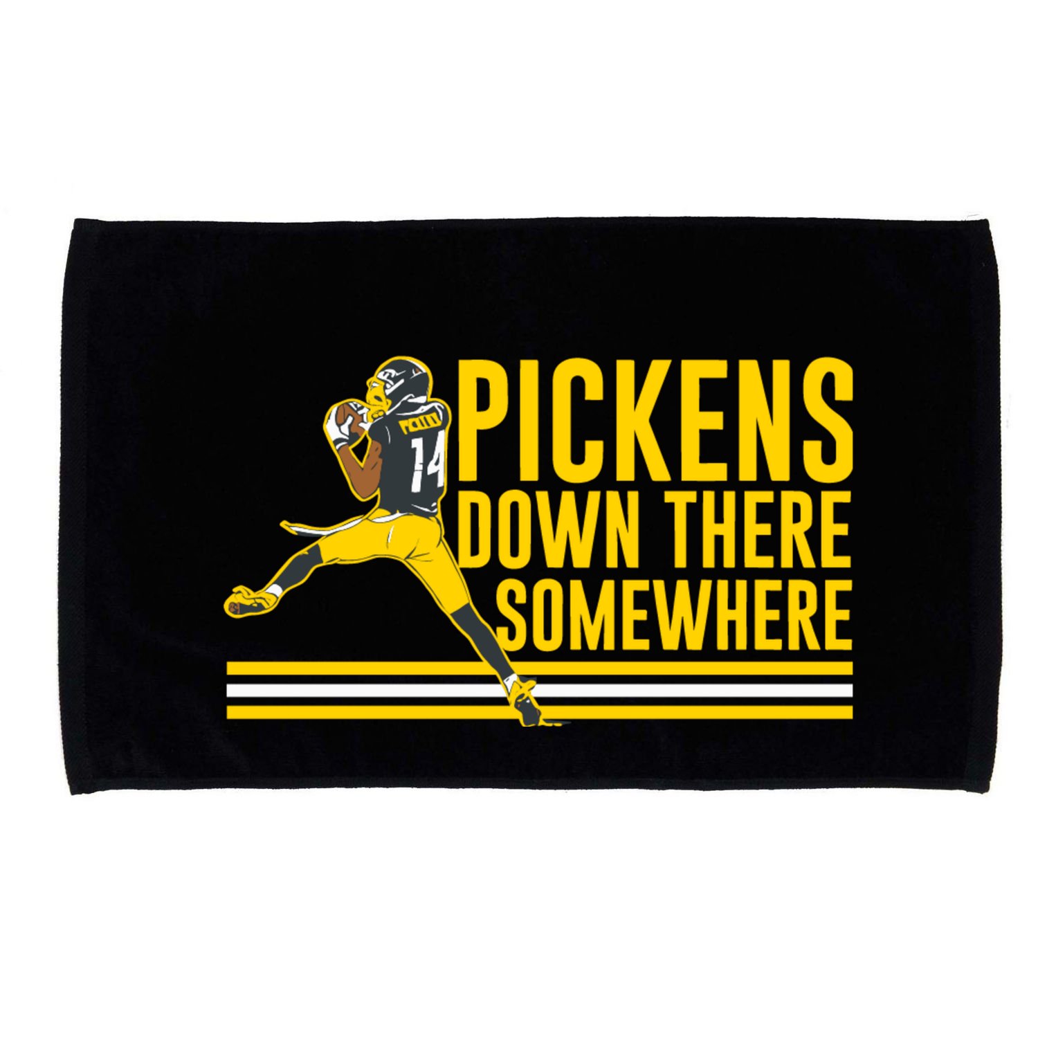 Pickens Down There Somewhere George Pickens Football Lover Microfiber Hand Towel