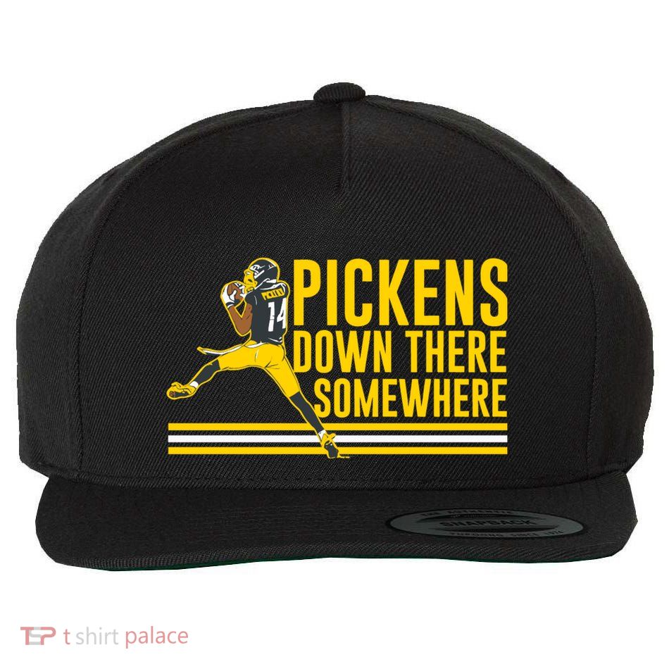 Pickens Down There Somewhere George Pickens Football Lover Wool Snapback Cap