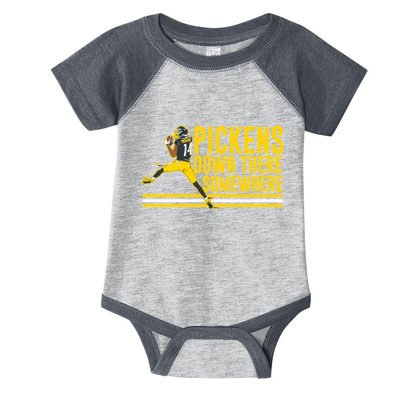 Pickens Down There Somewhere George Pickens Football Lover Infant Baby Jersey Bodysuit