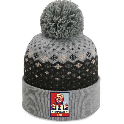 Pro Donald Trump Gifts Republican Conservative Impeach This The Baniff Cuffed Pom Beanie