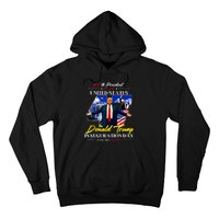 President Donald Trump Inauguration Day 2025 47th Usa Flag Hoodie