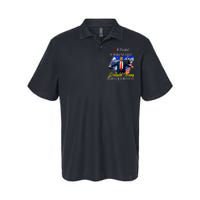 President Donald Trump Inauguration Day 2025 47th Usa Flag Softstyle Adult Sport Polo