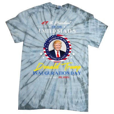 President Donald Trump Inauguration Day 2025 47th President Tie-Dye T-Shirt