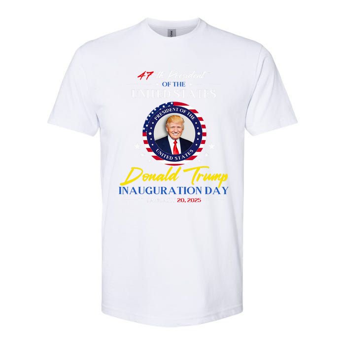 President Donald Trump Inauguration Day 2025 47th President Softstyle CVC T-Shirt