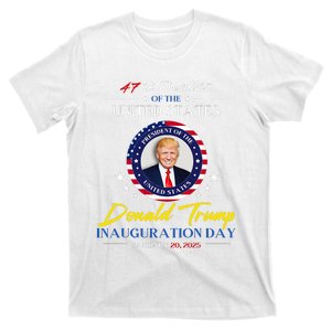 President Donald Trump Inauguration Day 2025 47th President T-Shirt