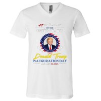 President Donald Trump Inauguration Day 2025 47th President V-Neck T-Shirt