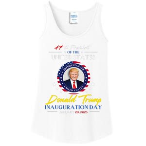 President Donald Trump Inauguration Day 2025 47th President Ladies Essential Tank