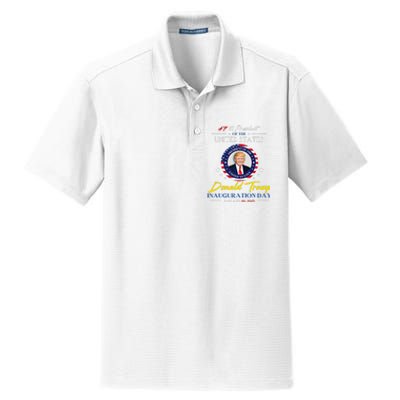 President Donald Trump Inauguration Day 2025 47th President Dry Zone Grid Polo