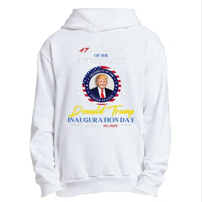 President Donald Trump Inauguration Day 2025 47th President Urban Pullover Hoodie