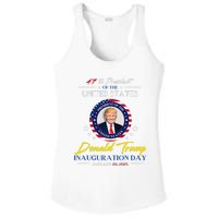 President Donald Trump Inauguration Day 2025 47th President Ladies PosiCharge Competitor Racerback Tank