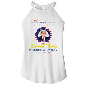 President Donald Trump Inauguration Day 2025 47th President Women's Perfect Tri Rocker Tank