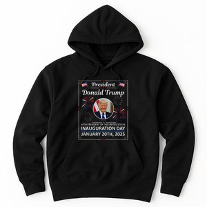 President Donald Trump Inauguration Day 2025 Memorabilia Gift Hoodie