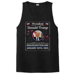 President Donald Trump Inauguration Day 2025 Memorabilia Gift PosiCharge Competitor Tank