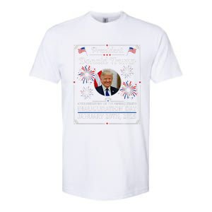 President Donald Trump Inauguration Day 2025 Memorabilia Gift Softstyle CVC T-Shirt