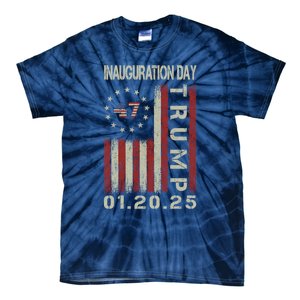 President Donald Trump Inauguration Day 2025 Usa Flag Tie-Dye T-Shirt