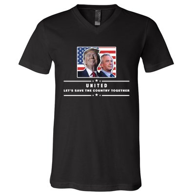 Pro Donald Trump Yard Sign United Political Sign Rfk Jr Yard Sign V-Neck T-Shirt