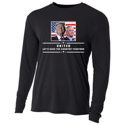 Pro Donald Trump Yard Sign United Political Sign Rfk Jr Yard Sign Cooling Performance Long Sleeve Crew