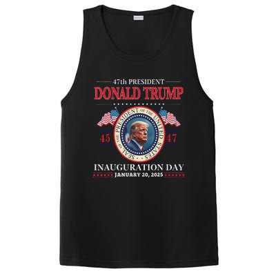 President Donald Trump Inauguration Day 2025 47th Usa Flag PosiCharge Competitor Tank