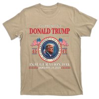 President Donald Trump Inauguration Day 2025 47th Usa Flag T-Shirt