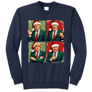 President Donald Trump Inauguration 2025 Retro Christmas Sweatshirt