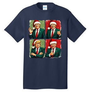 President Donald Trump Inauguration 2025 Retro Christmas Tall T-Shirt