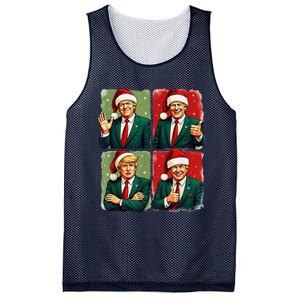 President Donald Trump Inauguration 2025 Retro Christmas Mesh Reversible Basketball Jersey Tank