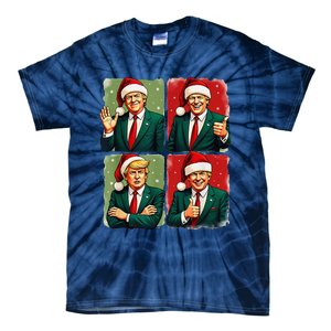 President Donald Trump Inauguration 2025 Retro Christmas Tie-Dye T-Shirt