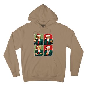 President Donald Trump Inauguration 2025 Retro Christmas Hoodie