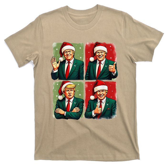 President Donald Trump Inauguration 2025 Retro Christmas T-Shirt