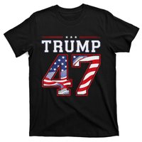 President Donald Trump Inauguration Day 2025 Usa Flag T-Shirt