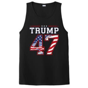 President Donald Trump Inauguration Day 2025 Usa Flag PosiCharge Competitor Tank