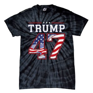 President Donald Trump Inauguration Day 2025 Usa Flag Tie-Dye T-Shirt