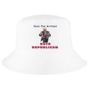 President Donald Trump 2024 Make Cats Great Again Cool Comfort Performance Bucket Hat