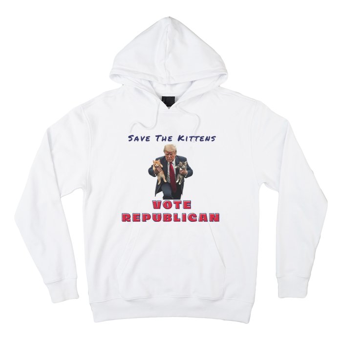 President Donald Trump 2024 Make Cats Great Again Hoodie