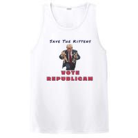 President Donald Trump 2024 Make Cats Great Again PosiCharge Competitor Tank