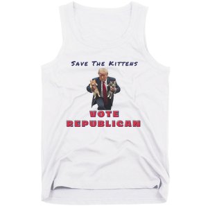 President Donald Trump 2024 Make Cats Great Again Tank Top