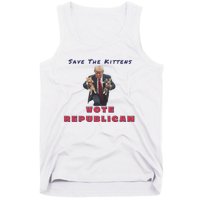 President Donald Trump 2024 Make Cats Great Again Tank Top